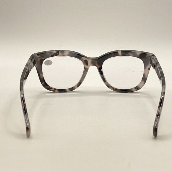 0852 Mona Reading Glasses 1.75 Round Square Eyeglasses Light Tortoise NWT - Picture 4 of 8